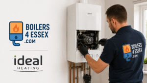 Boilers 4 Essex engineer carrying out an Ideal boiler repairs